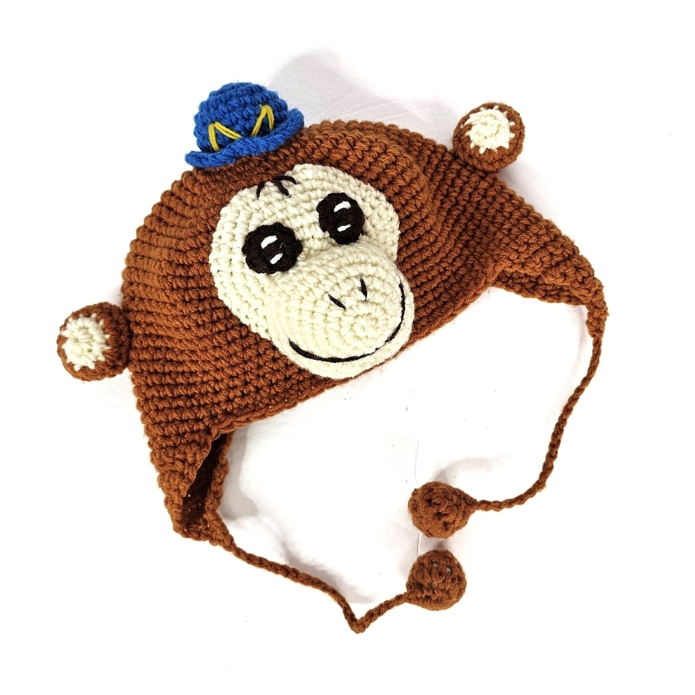 Mailchimp Freddie the Monkey Knit Hat NWOT